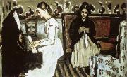 Paul Cezanne Jeune fill au piano France oil painting artist